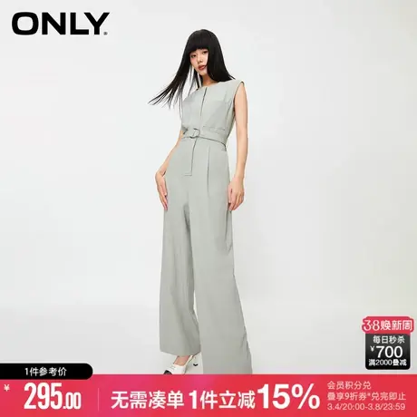 ONLY冬季时尚显瘦连体收腰直筒长裤休闲裤女|123344005图片