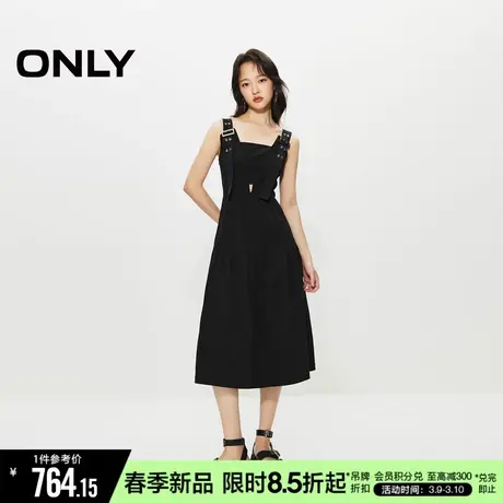 【热力裙】ONLY夏季气质百搭舒适时髦显瘦A字伞裙吊带连衣裙女图片
