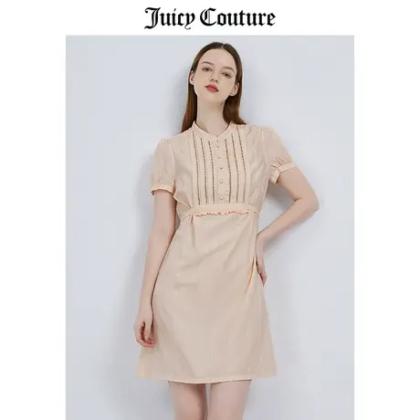 Juicy Couture橘滋夏季新款轻奢气质收腰裙子小香风连衣裙仙女裙图片