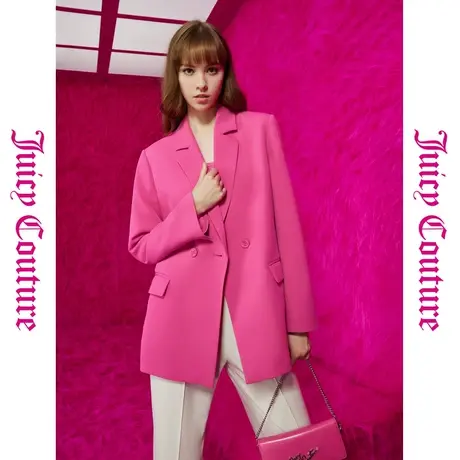 Juicy Couture橘滋2025春夏新款时髦都市亮色系通勤西装外套女图片