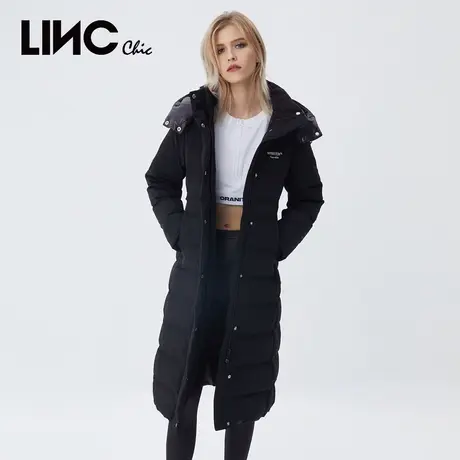 LINC金羽杰羽绒服女2023冬新款反季中长款加厚女款面包服断码清仓图片
