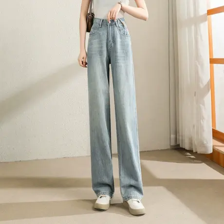 Oece红色羽绒服2022冬新款女连帽宽松羽绒衣短款外套图片
