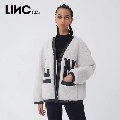 LINCCHIC金羽杰羽绒服女2023冬季新款夹克短款轻薄外套Y21301061图片