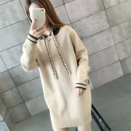 毛衣女装2024新款春秋季春款春装女士宽松毛衣裙外穿打底衫中长款图片