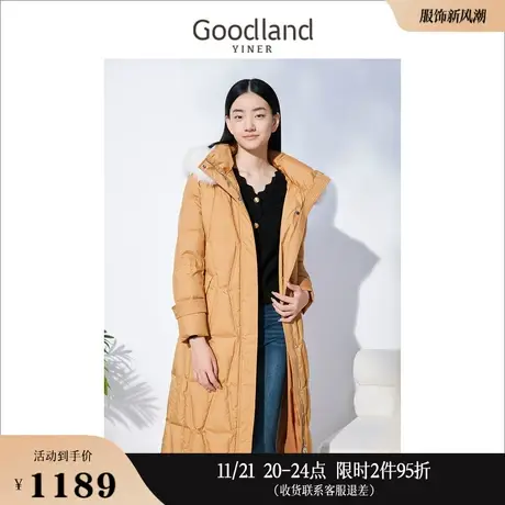 Goodland美地女装冬季羽绒服图片