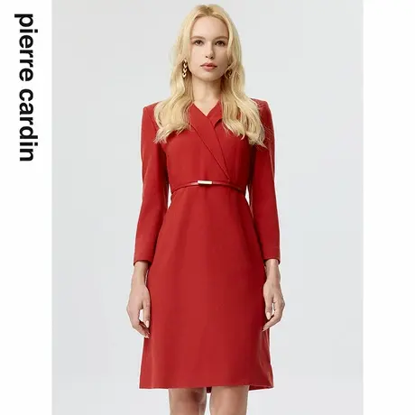 【皮尔卡丹女装】知性通勤优雅礼服宴会连衣裙【专柜正品】图片