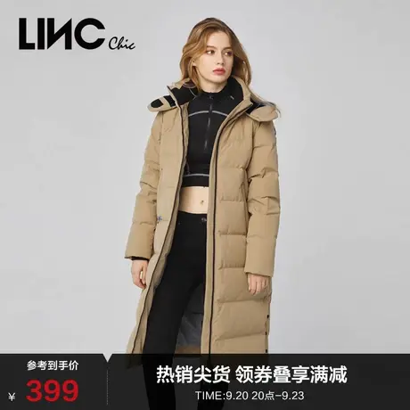 【直播闪降】LINCCHIC金羽杰羽绒服女面包服长款羽绒服女2044495图片