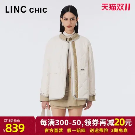 LINCCHIC金羽杰羽绒服女2023秋冬新款轻暖时髦女士外套Y23802314图片