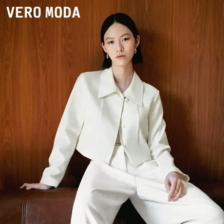 【秀场同款】Vero Moda夹克外套24夏季新款短款上衣90绒324217004图片