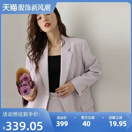 【拿清仓价到手139元】春季休闲西装外套女小个子图片