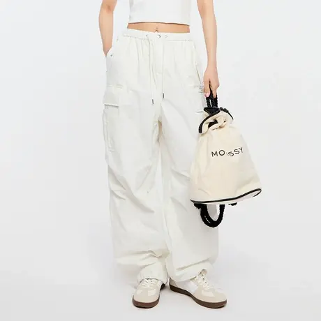 MOUSSY 夏季新品高街机能运动风工装裤休闲裤女028HSA30-0691图片