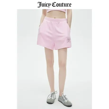 Juicy Couture橘滋短裤女2023夏季新款高腰休闲宽松美式运动裤子图片