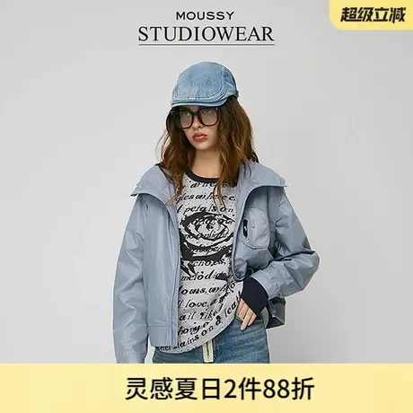 STUDIOWEAR x MOUSSY 夏季新品两件套可拆外套028HAA30-1951图片