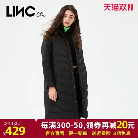 断码清仓LINC金羽杰羽绒服女中长款2023冬新款反季专柜女款面包服图片