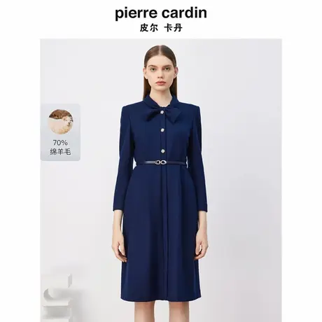 【皮尔卡丹女装】通勤知性简约百搭修身连衣裙【专柜正品】图片