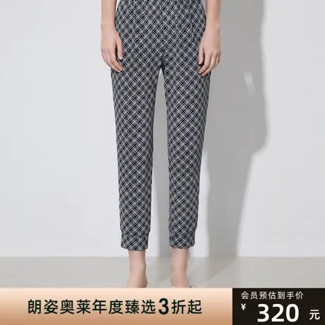 Lancy/悦朗姿女夏新款休闲高腰小脚裤子女商场同款专柜正品图片
