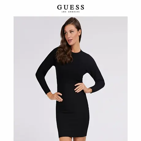 GUESS秋冬女士纯色针织连衣裙-W0BK0UZ26I0图片