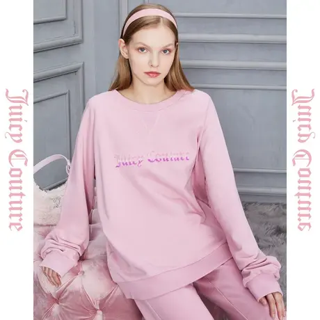 Juicy Couture橘滋2023新款甜美舒适立体logo绣花女式休闲裤图片