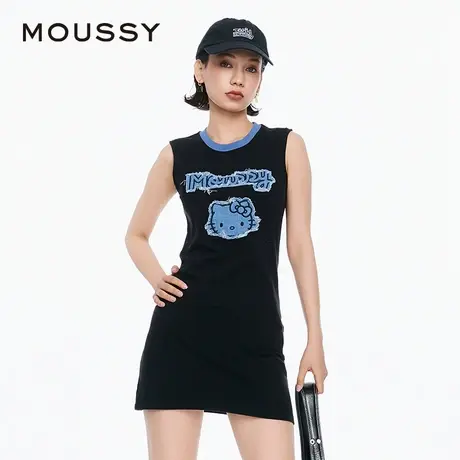 MOUSSY x Hello Kitty 夏季甜辣包臀连衣裙010HSQ01-4101图片