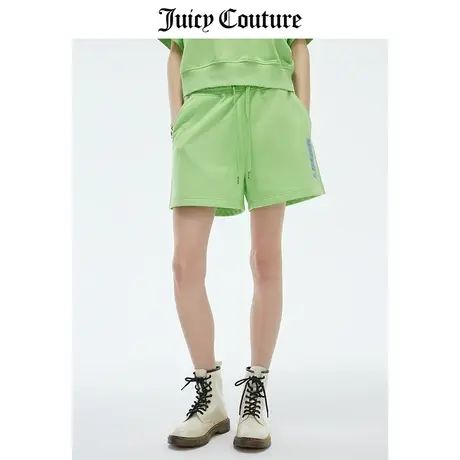 Juicy Couture橘滋短裤女2023夏季新款美式运动宽松针织休闲裤图片