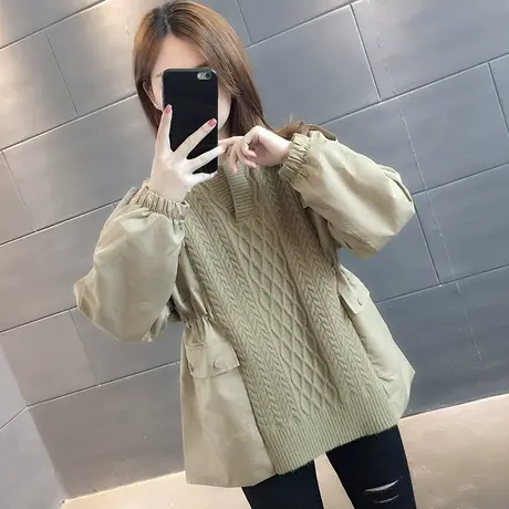 毛衣女装2024新款春秋季春款春装女士宽松毛衣裙外穿打底衫中长款图片