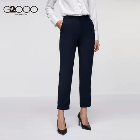 【直播秒杀】G2000女装年秋季新款西装裤工作裤黑色裤装职业烟管图片