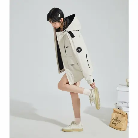 唐狮2025春秋新款女外套工装大口袋时尚户外连帽防风百搭休闲yc图片