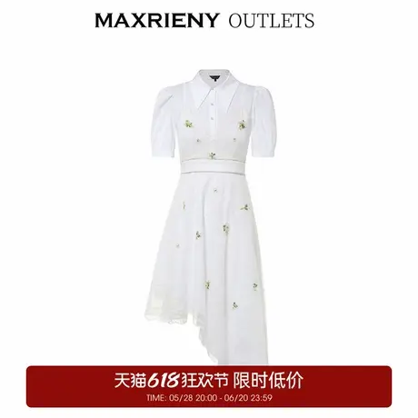【奥莱】MAXRIENYpolo领假连衣裙衬衫裙夏图片