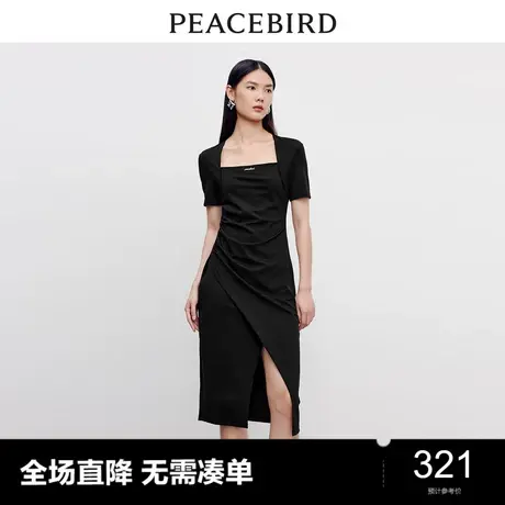 【商场同款】太平鸟女装2024春季新款优雅针织连衣裙A1FAD3201图片