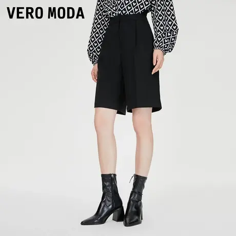 Vero Moda奥莱休闲裤夏季清仓简约休闲通勤五分高腰百搭短裤子女图片