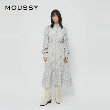 MOUSSY24夏季新品法式田园风花边立领碎花连衣裙028HAZ30-1331图片