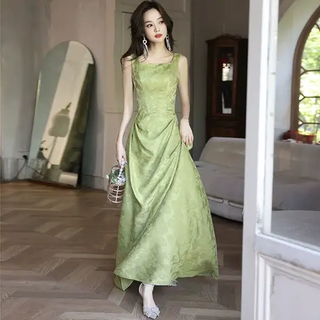 晚礼服2023夏季新款轻奢宴会高级感气质女神范精致平时可穿连衣裙图片