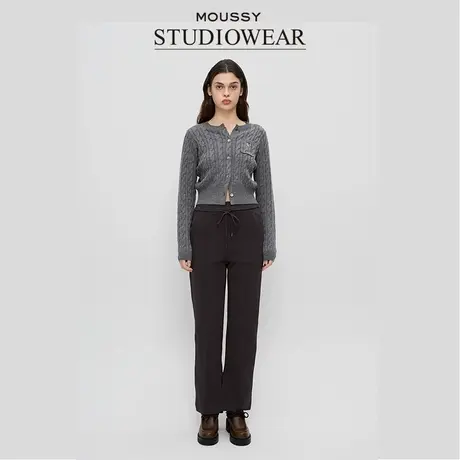 MOUSSY x STUODIOWEAR 24夏季新品缝线装饰休闲裤女028HAA80-2521图片