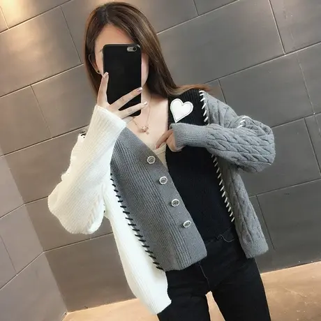 毛衣2024年新款女装冬款冬装女士针织开衫外套宽松加厚外穿爆款潮图片