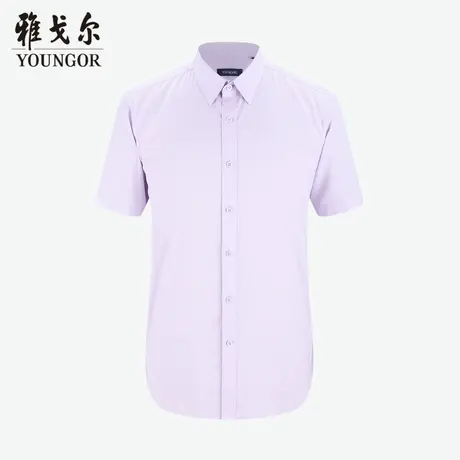 雅戈尔奥莱 商场同款男士短袖衬衫新款官方正品商务休闲短袖衬衫商品大图