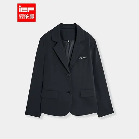 IEF/爱依服外套2024春季新款【大码女装】时尚休闲百搭梭织中西装图片