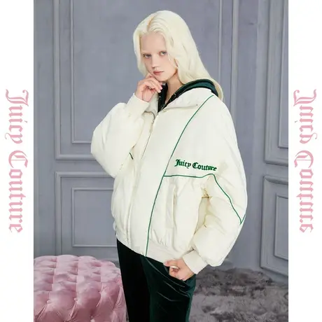 Juicy Couture橘滋女装新款运动少女立体清仓正品品牌羽绒服反季图片