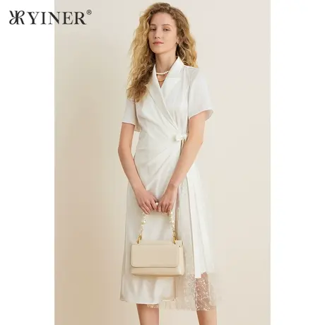 YINER音儿女装夏季时尚洋气收腰连衣裙图片