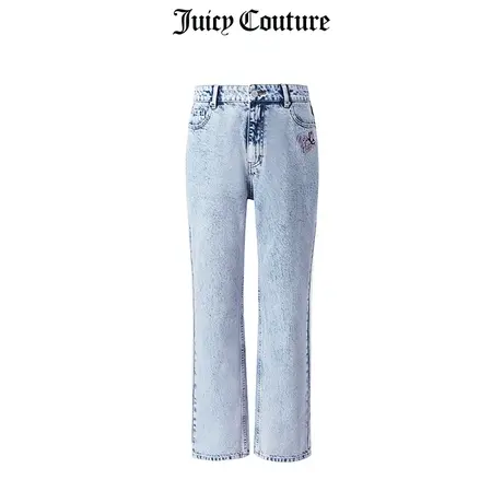 Juicy Couture橘滋美式春季新款女士牛仔裤BAMBI联名时尚百搭长裤图片