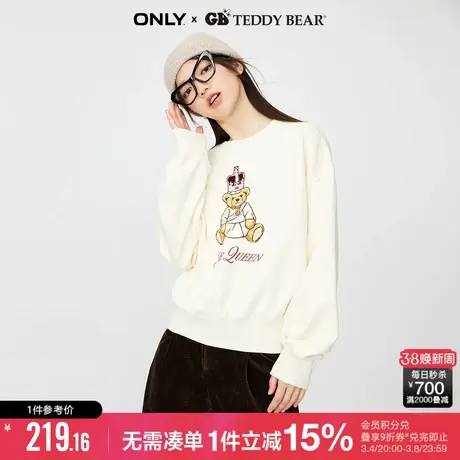 ONLY冬季GB TEDDY BEAR泰迪熊联名款卫衣女|12339S010图片