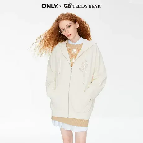 【直播专享】ONLY冬季GB TEDDY BEAR联名款OVERSIZE卫衣图片