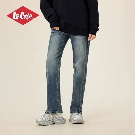 Lee Cooper牛仔裤女款2025春季新款潮流复古高腰显瘦百搭直筒裤子图片