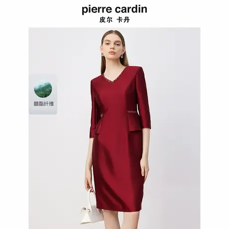 【皮尔卡丹女装】通勤法式轻仪式礼服连衣裙【专柜正品】图片