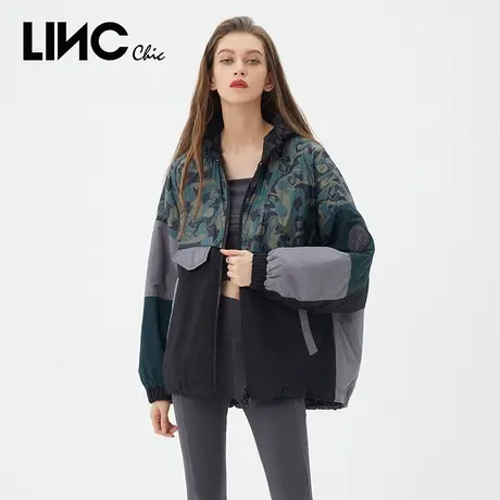 LINC金羽杰轻薄羽绒服女2023冬新款反季专柜断码宽松连帽运动外套图片