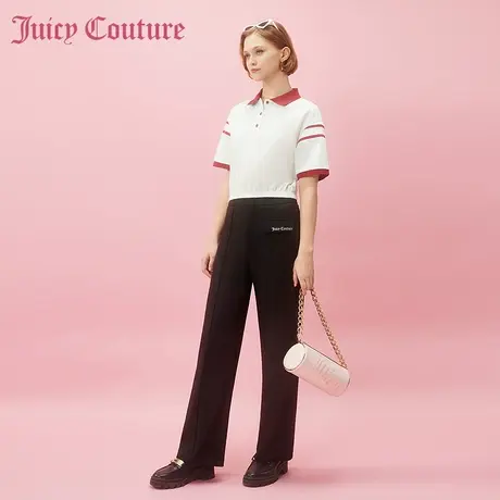 Juicy Couture橘滋春夏新款休闲裤长裤直筒裤休闲通勤百搭女图片