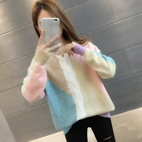 毛衣女装2024年新款春秋季女士春款春装宽松外穿上衣打底衫洋气潮图片