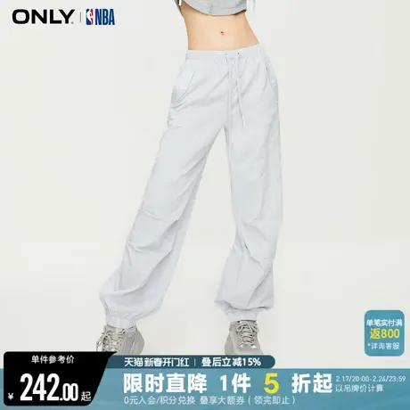 ONLY2023冬季新款NBA联名百搭休闲直筒卫裤休闲裤女图片