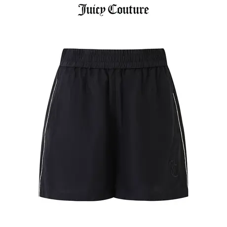 Juicy Couture橘滋美式夏季新款时尚高腰休闲宽松阔腿梭织短裤女图片