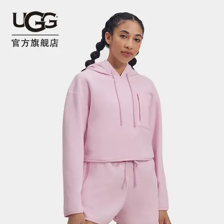 UGG春季女士服饰休闲舒适纯色麦莉羊羔绒连帽衫 1136879图片