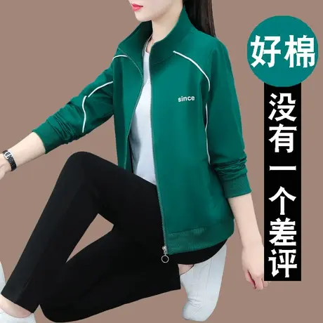 恋上17号卫衣套装女春秋2022年新款休闲大码胖MM时尚洋气秋季运动图片